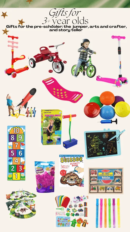 3+ year old gift guide