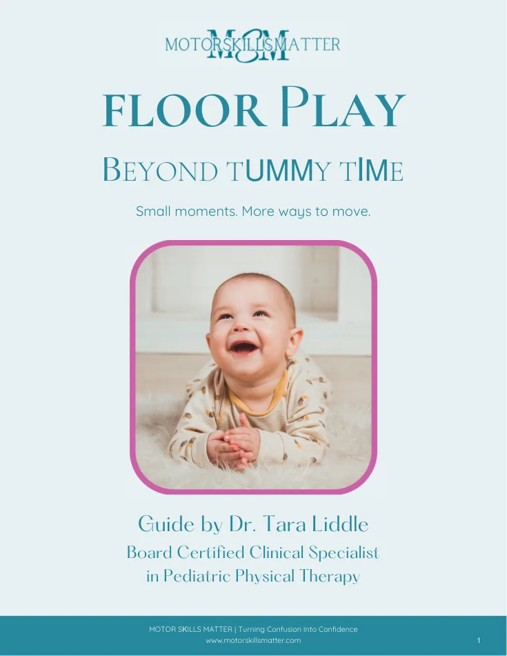 Cover of the Floor Play Beyond Tummy Time guide