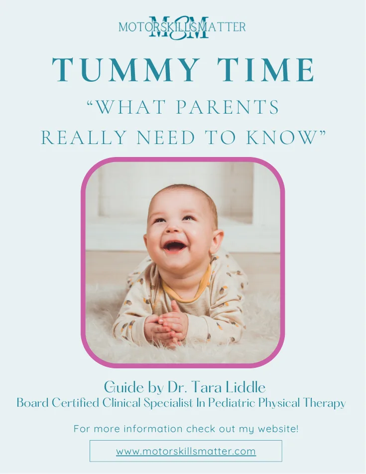 Cover of the Tummy Time guide, what parents really need to know